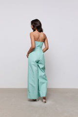 Cotton Pinstripe Jumpsuit