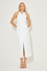 Collar Maxi Dress