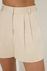 Cotton Mix Tailored Shorts