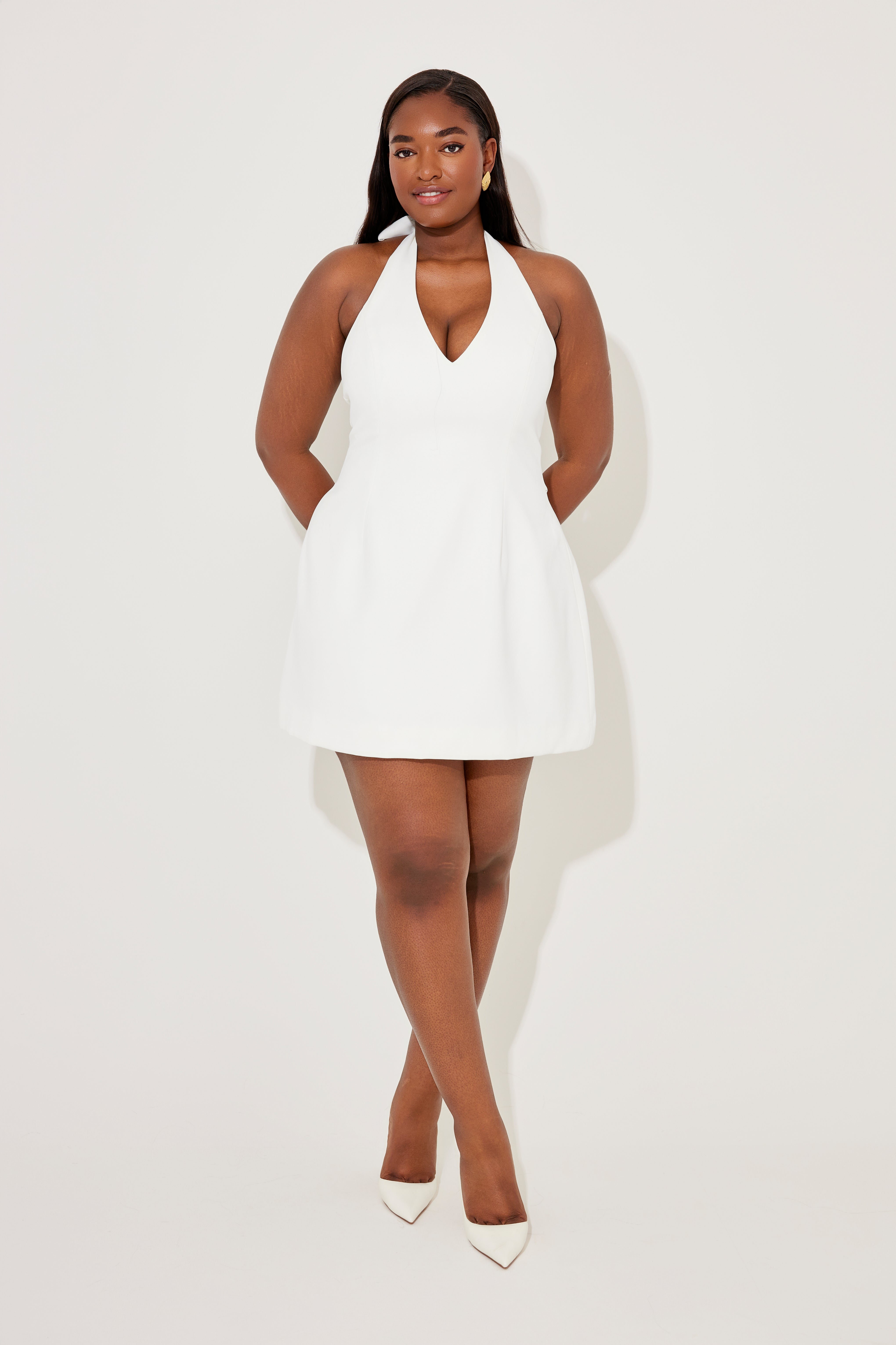 Volume Skirt Mini Dress