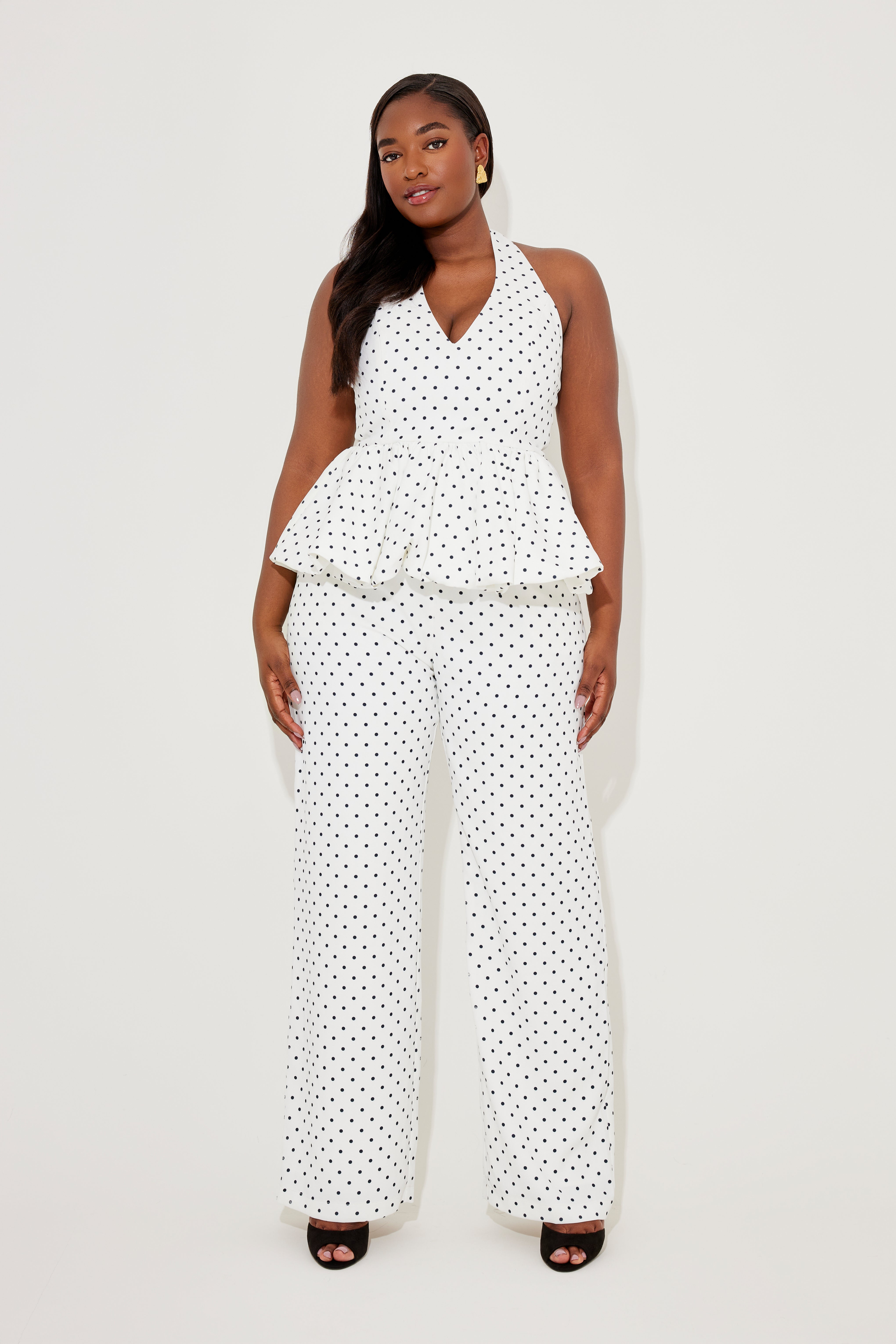 Polka Dot Wide Legs