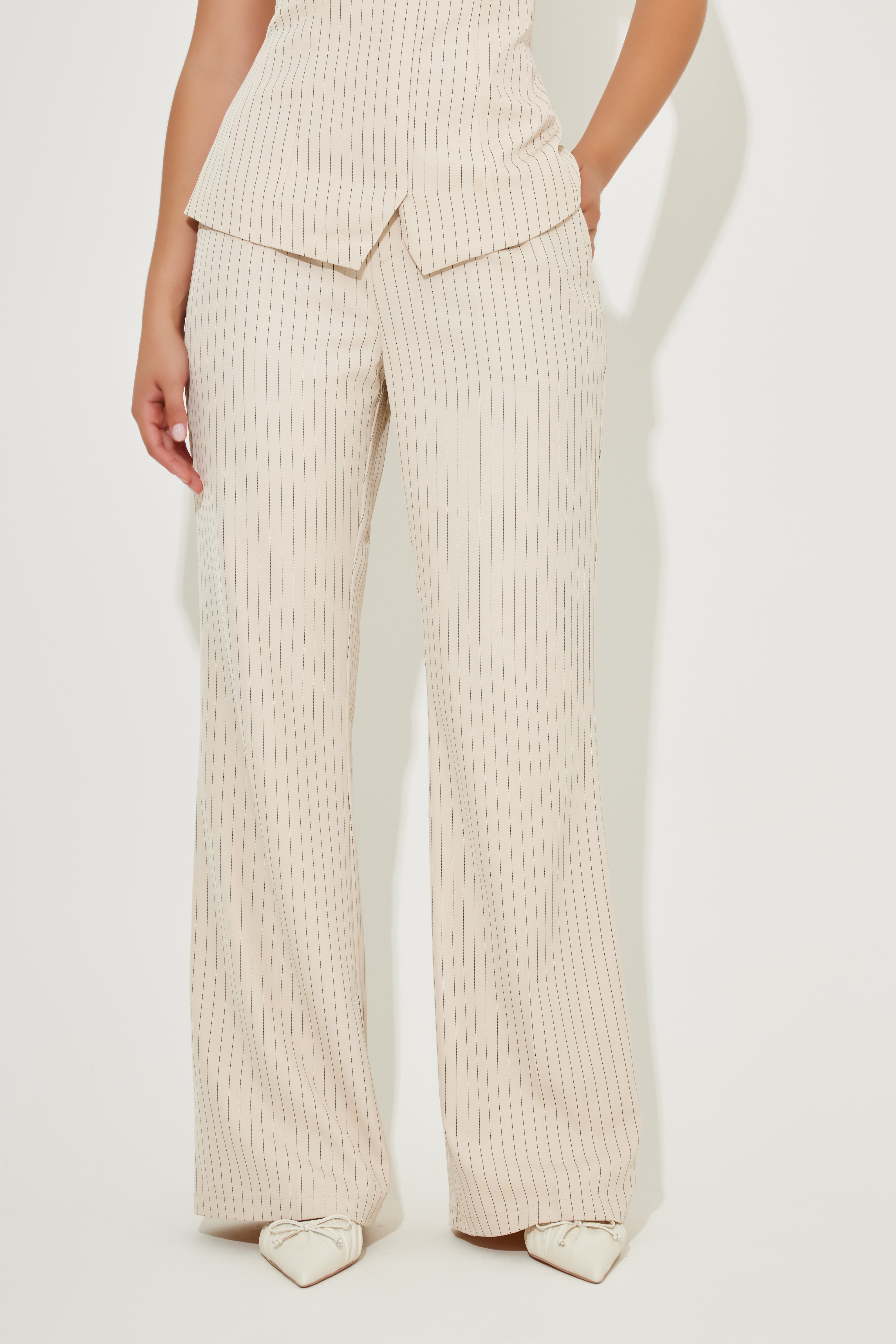 Pinstripe Trousers