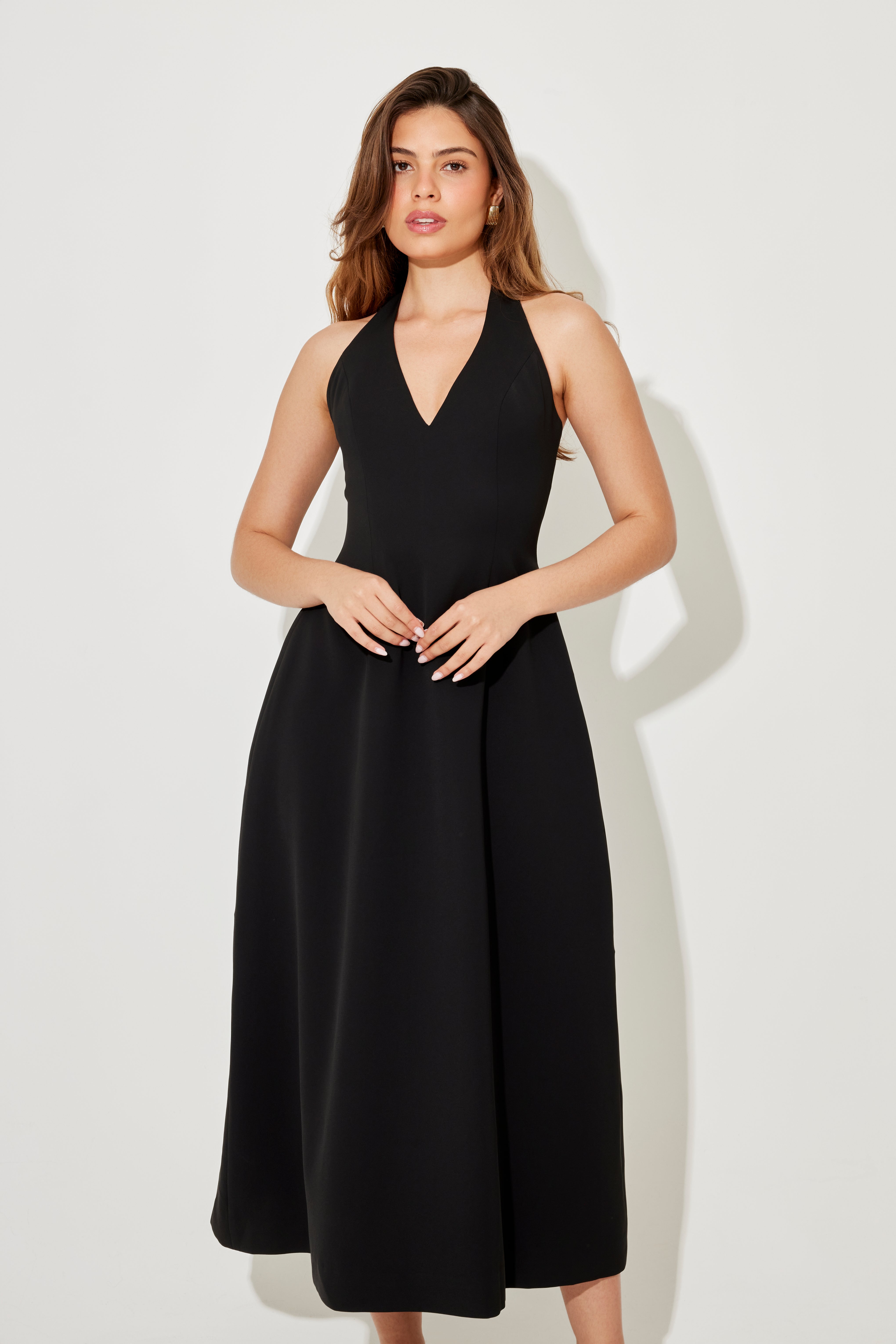 Volume Midi Dress