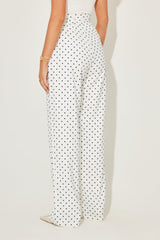 Polka Dot Wide Legs