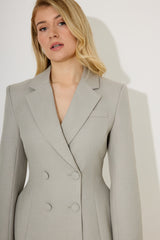 Wool Mix Tailored Blazer