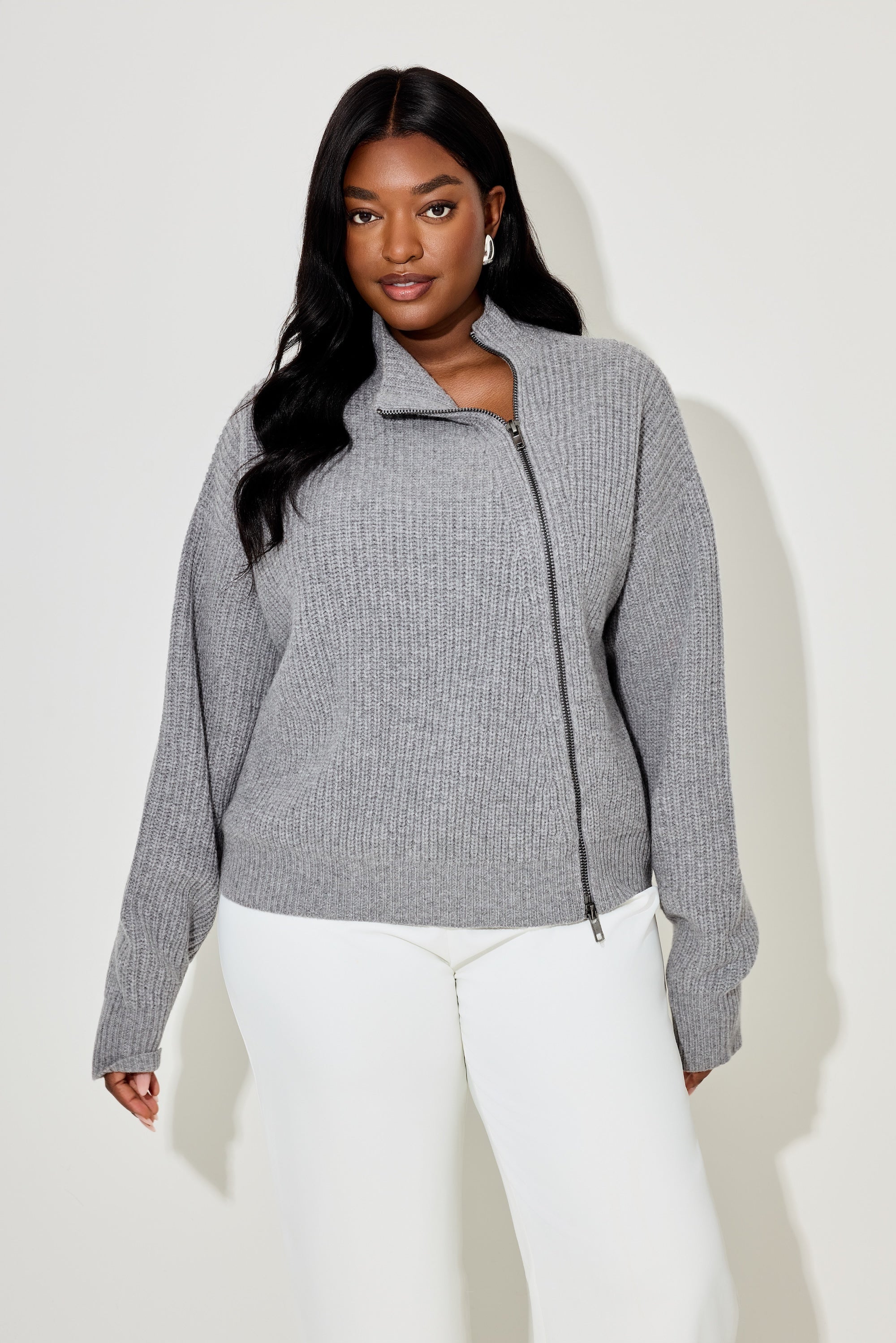 Wool Zip Jumper