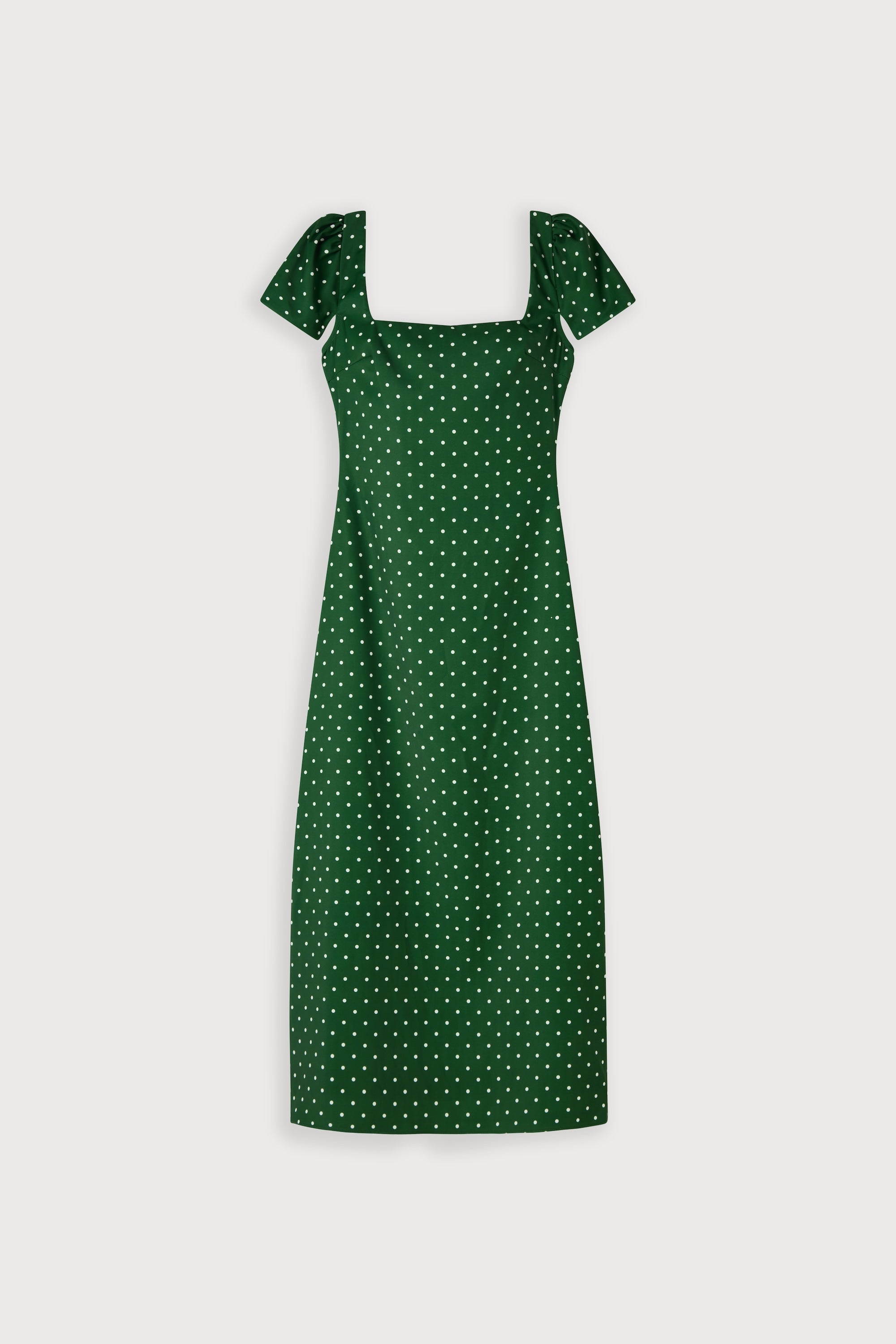 Square Neck Slip Midi Dress